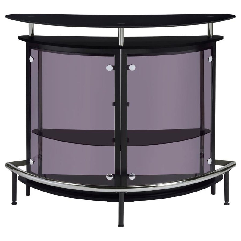 Amarillo - Freestanding Glass Top Home Bar Wine Cabinet