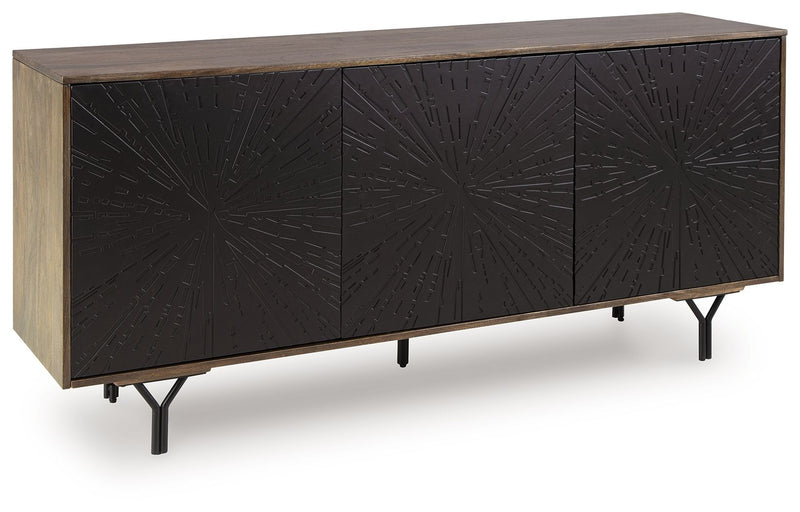 Lavinmont - Accent Cabinet - Multi Brown