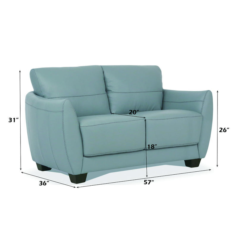 Valeria - Loveseat - Watery Leather