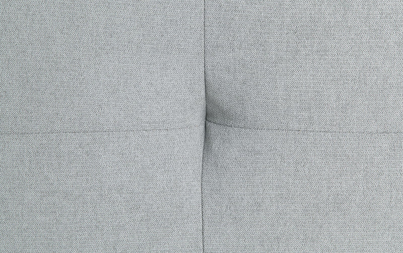 Quenti - Sofa Bed With Pillow - Gray Melange Velvet