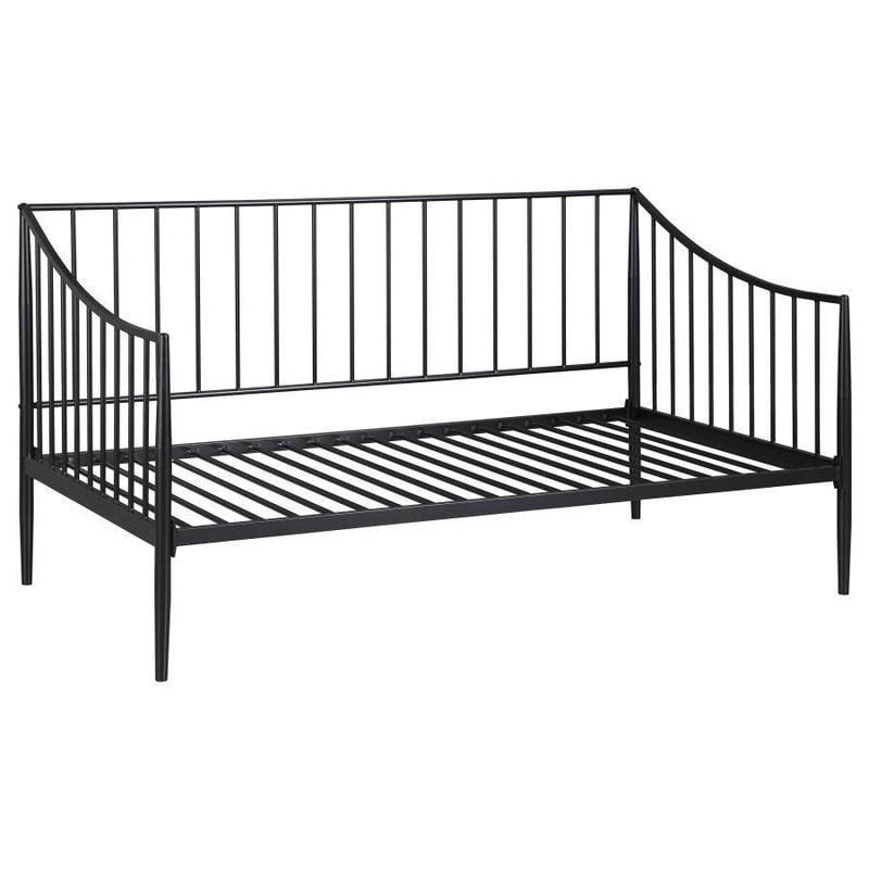 Newbury - Metal Twin Daybed Bed Frame - Matte Black