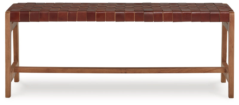 Lemmund - Accent Bench - Natural / Brown