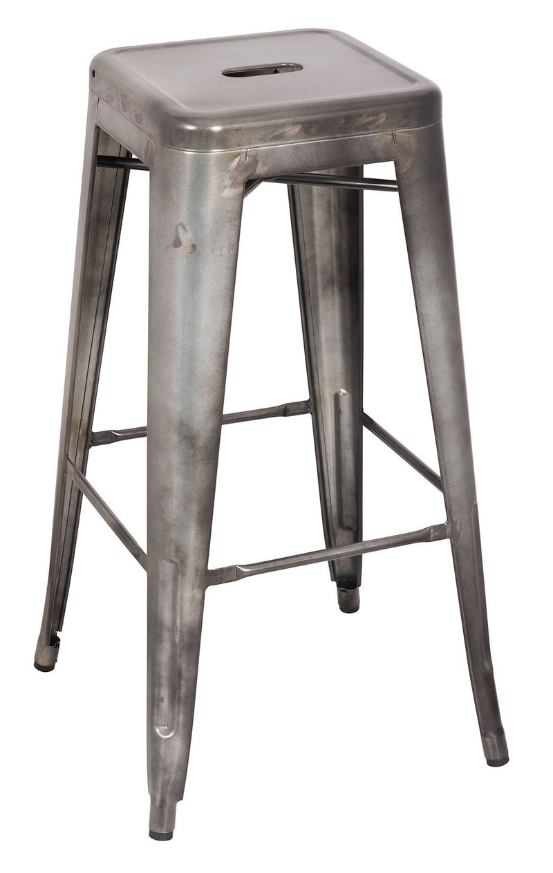 Kiara - Stool (Set of 2) - Antique Silver