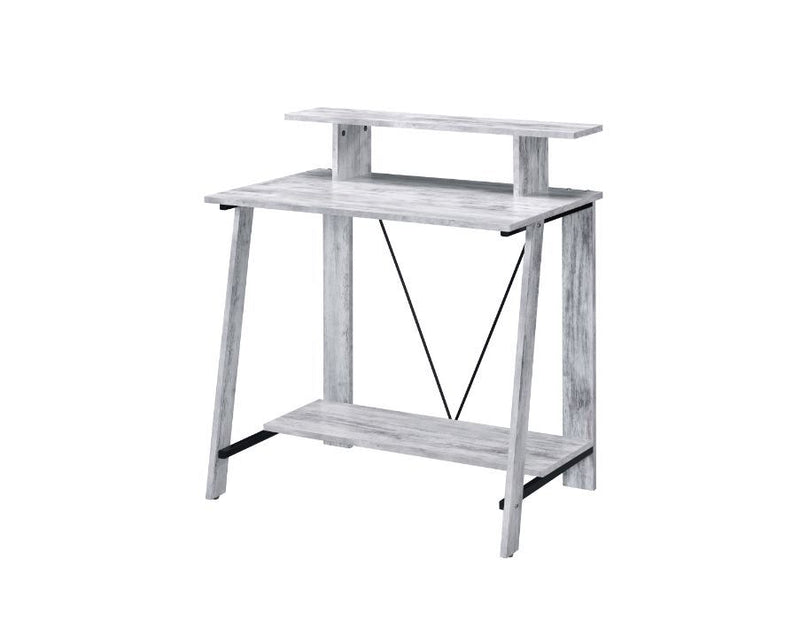 Nypho - Writing Desk - Antique White & Black