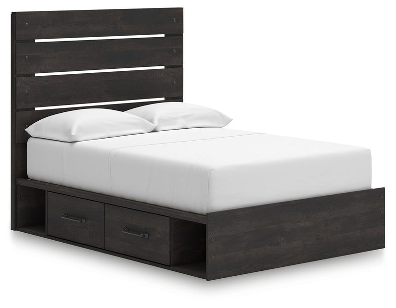 Hollivern - Panel Storage Bed