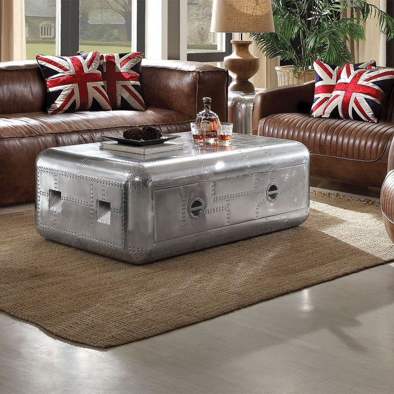 Brancaster - 19" Coffee Table - Aluminum