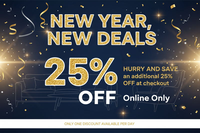 New year , New Deals.  HURRY AND SAVE an additional 25% OFF @ Check out. Only online "ONLY ONE DISCOUNT AVAILABLE PER DAY"